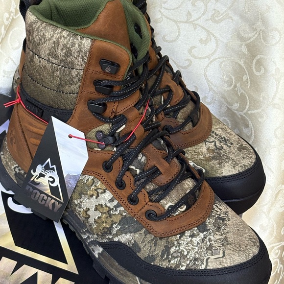 Rocky Lynx TrueTimber Insulated Waterproof Hunting Boots men Sz 11M